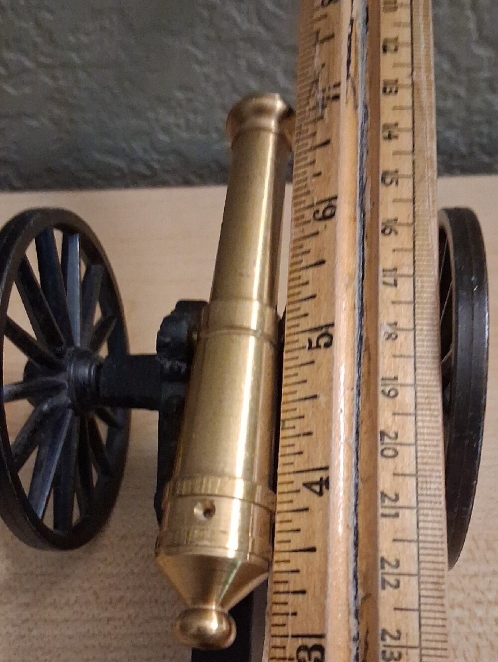 Brass and Cast Iron Cannon Decor - Picture 4 of 7